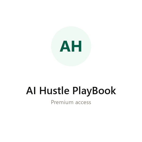 AI Hustle PlayBook group buy access