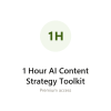 1 Hour AI Content Strategy Toolkit group buy access