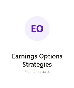 Earnings Options Strategies group buy access