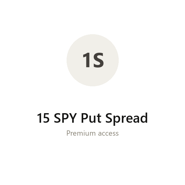 15 SPY Put Spread group buy access