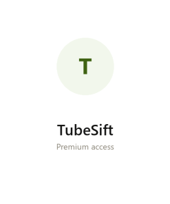TubeSift group buy access