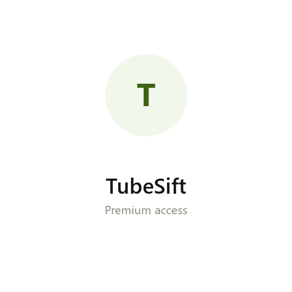 TubeSift group buy access