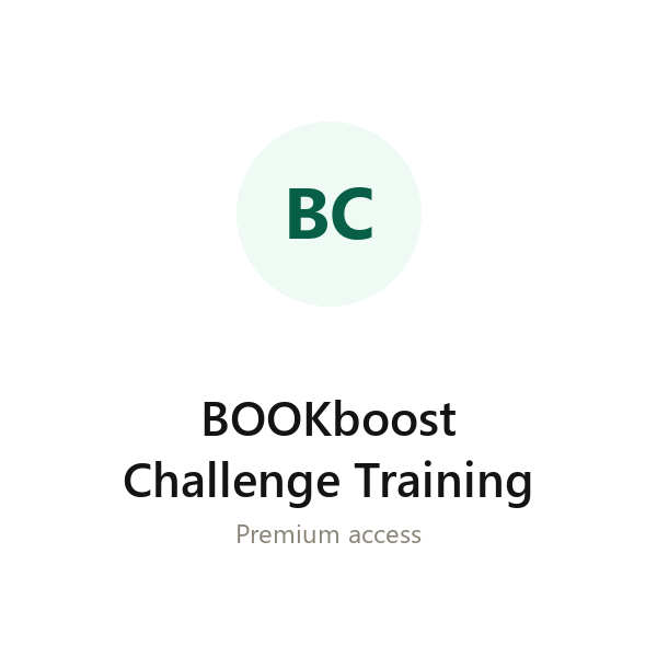 BOOKboost Challenge Training group buy access