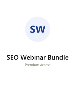 SEO Webinar Bundle group buy access