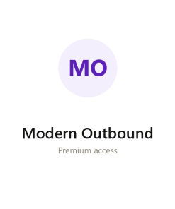Modern Outbound group buy access