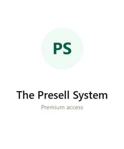 The Presell System group buy access