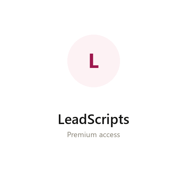 LeadScripts group buy access