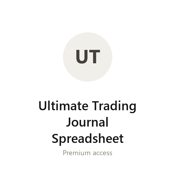 Ultimate Trading Journal Spreadsheet group buy access