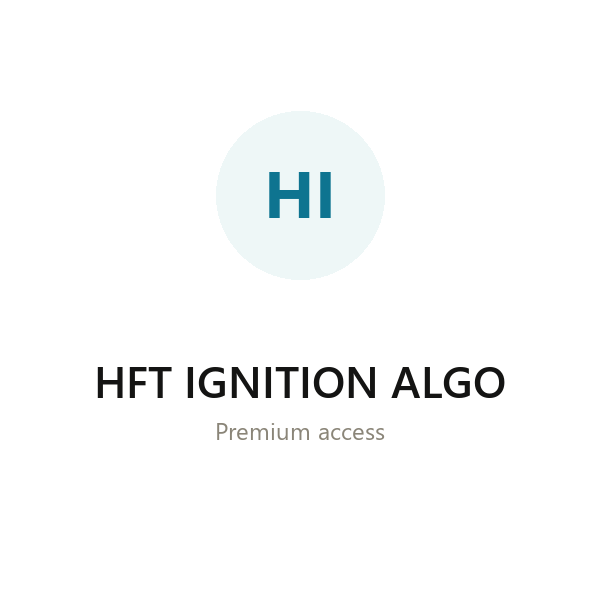 HFT IGNITION ALGO group buy access