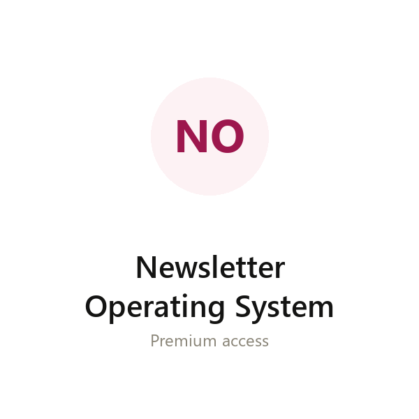 Newsletter Operating System group buy access