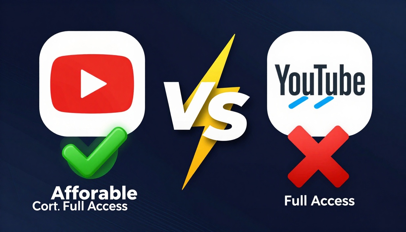 YouTube thumbnail marketing style. "VS" comparison layout.
Article Builder Group Buy logo/ic