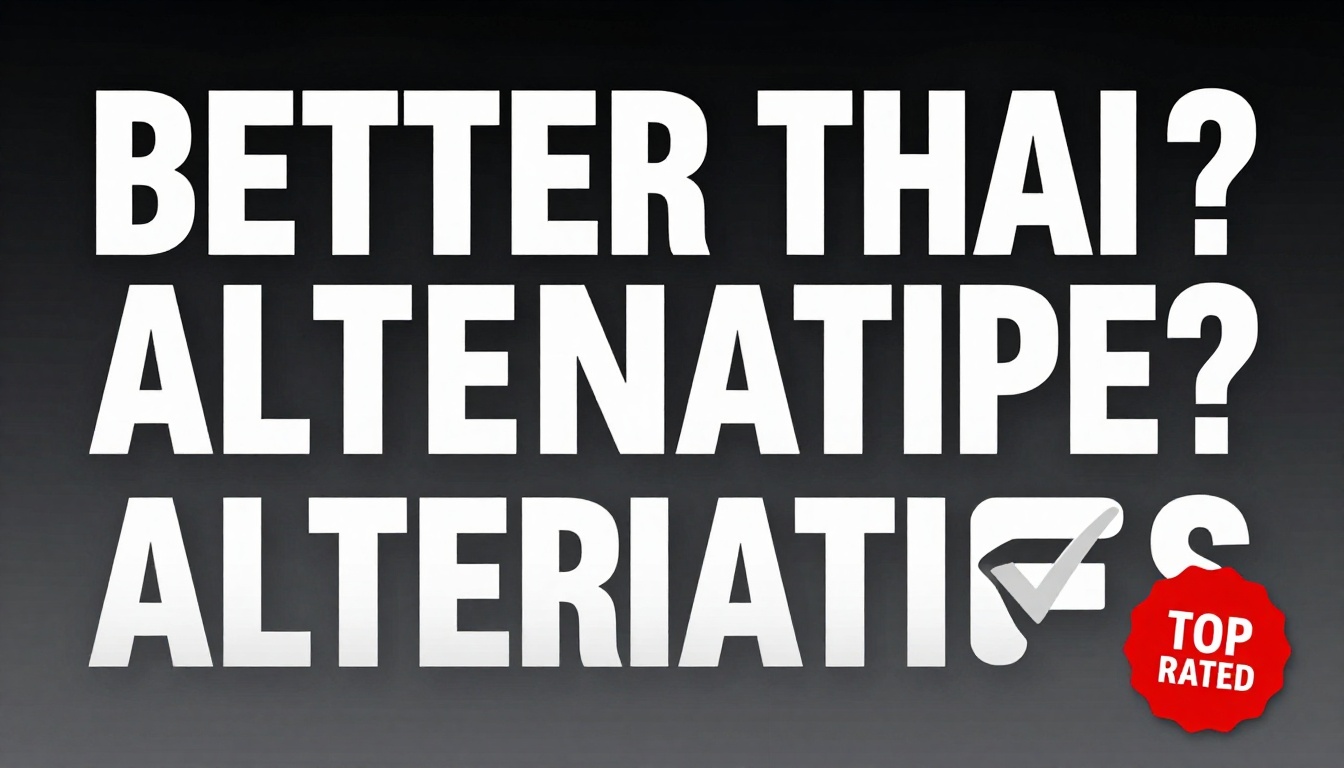 YouTube thumbnail marketing style. Bold text "BETTER THAN ALTERNATIVES?"
Buy Group Seo Tools