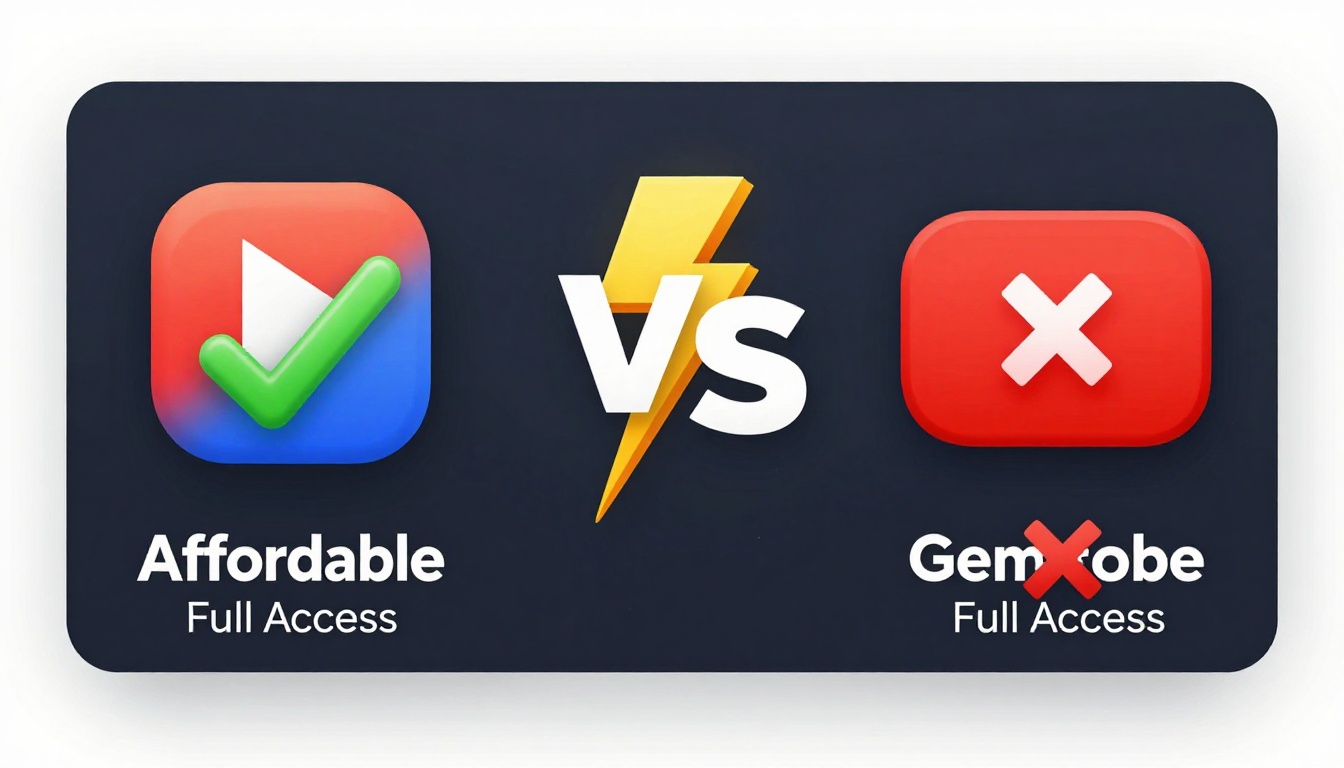 YouTube thumbnail marketing style. "VS" comparison layout.
Group Buy Seo Tools For Beginners