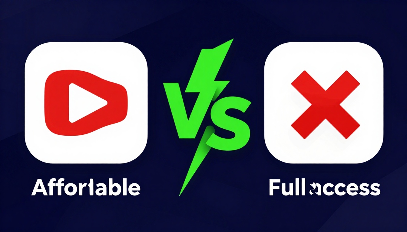 YouTube thumbnail marketing style. "VS" comparison layout.
Istock Group Buy logo/icon on lef