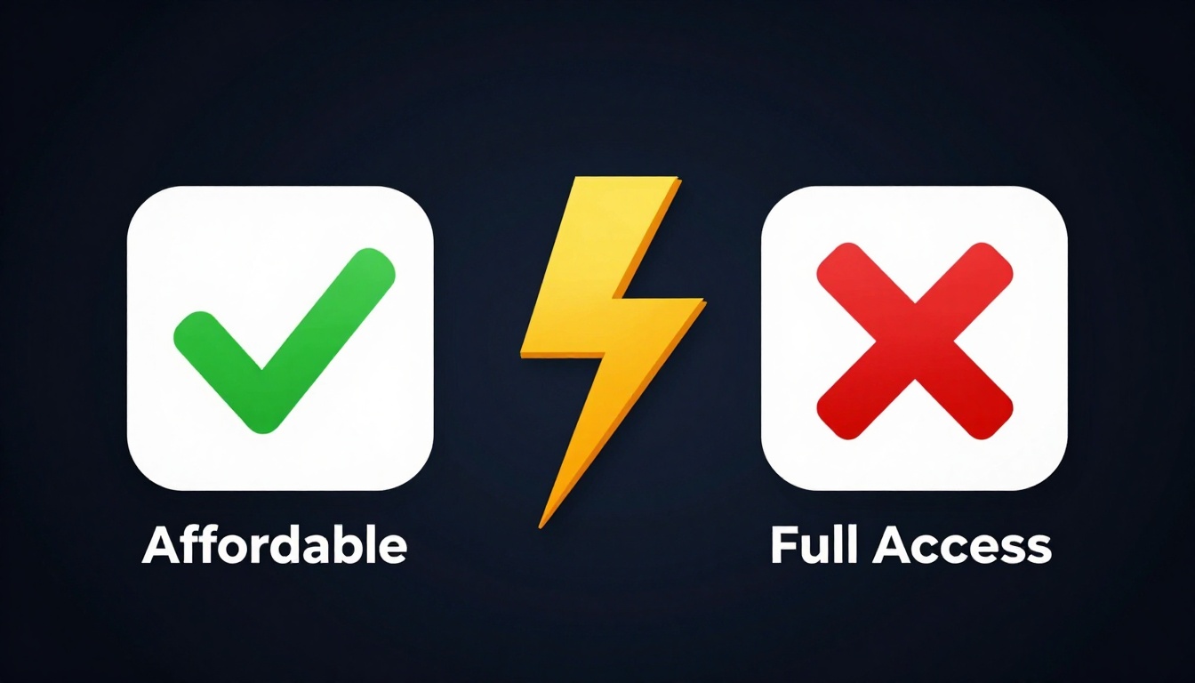 YouTube thumbnail marketing style. "VS" comparison layout.
Lucidchart Group Buy logo/icon on