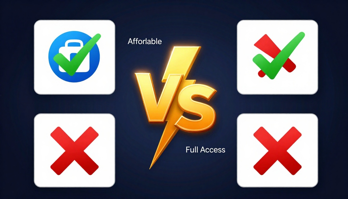 YouTube thumbnail marketing style. "VS" comparison layout.
Reliable Seo Tools Group Buy logo