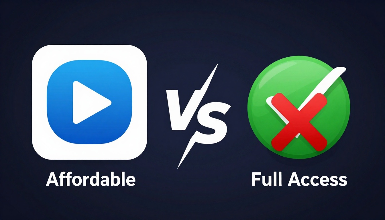 YouTube thumbnail marketing style. "VS" comparison layout.
Seo Group Buy Review logo/icon on