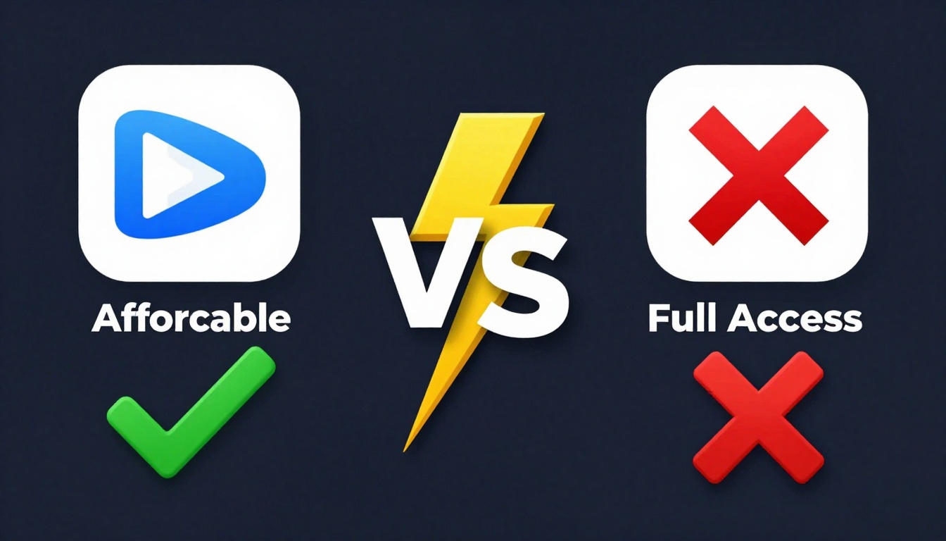 YouTube thumbnail marketing style. "VS" comparison layout.
Seo Tools Group Buy Plugin logo/i