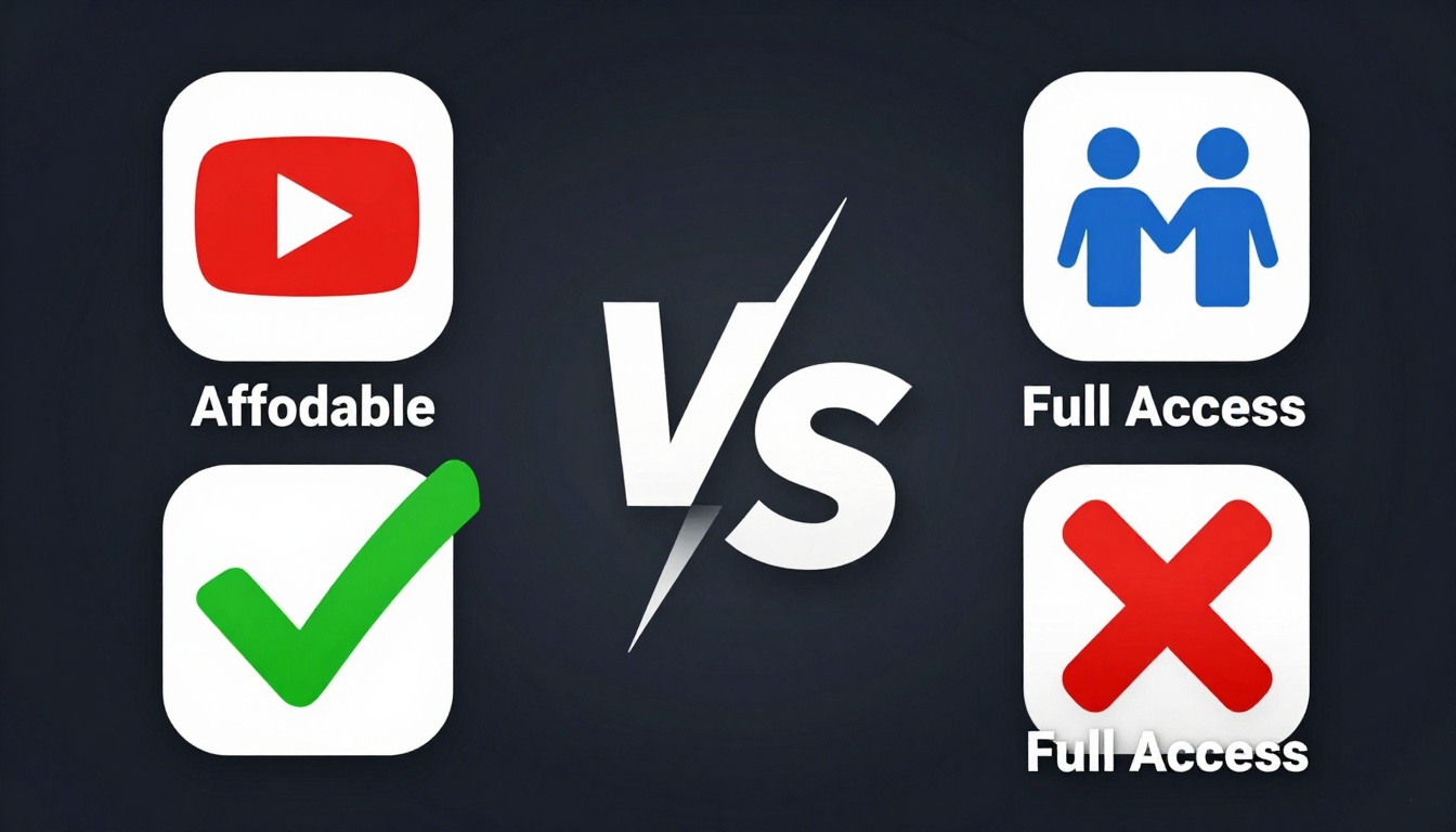 YouTube thumbnail marketing style. "VS" comparison layout.
Seo Tools Group Buy Script logo/i