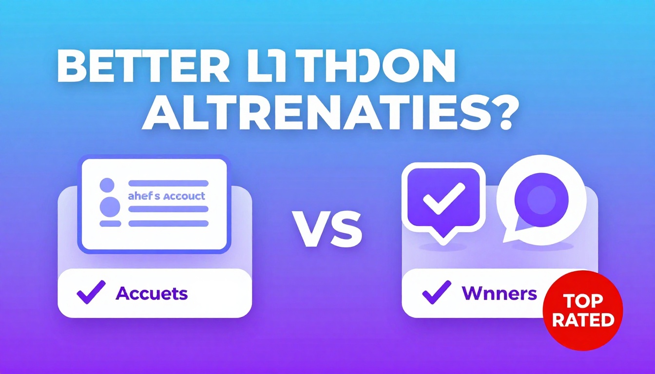 YouTube thumbnail marketing style. Bold text "BETTER THAN ALTERNATIVES?"
Share Ahrefs Accoun