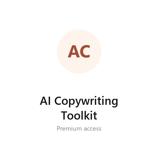 AI Copywriting Toolkit group buy access