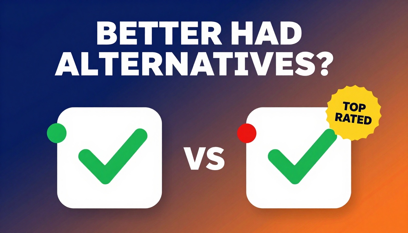 YouTube thumbnail marketing style. Bold text "BETTER THAN ALTERNATIVES?"
Ahrefs 7 Day Free T