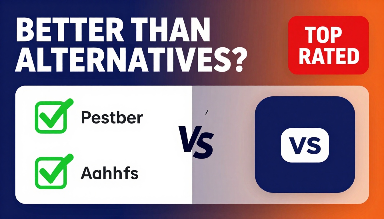 YouTube thumbnail marketing style. Bold text "BETTER THAN ALTERNATIVES?"
Cheaper Alternative