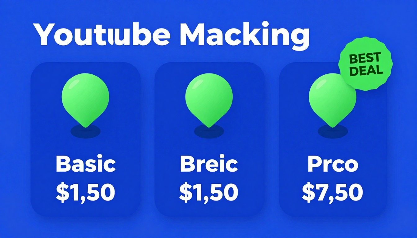 YouTube thumbnail marketing style. Pricing tier comparison visual.
Three pricing boxes: Basi