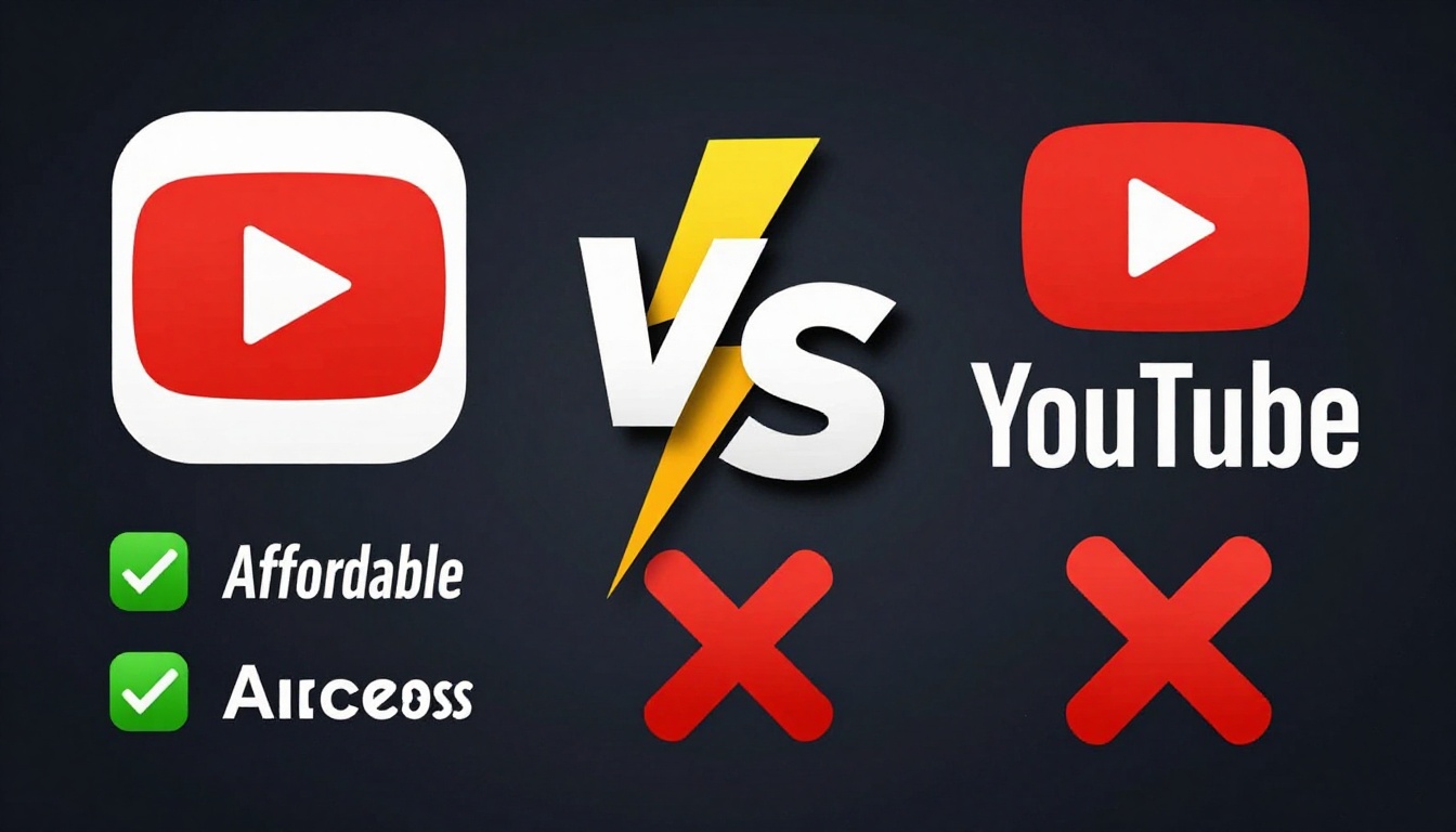 YouTube thumbnail marketing style. "VS" comparison layout.
Group Buy Seo Tool logo/icon on l