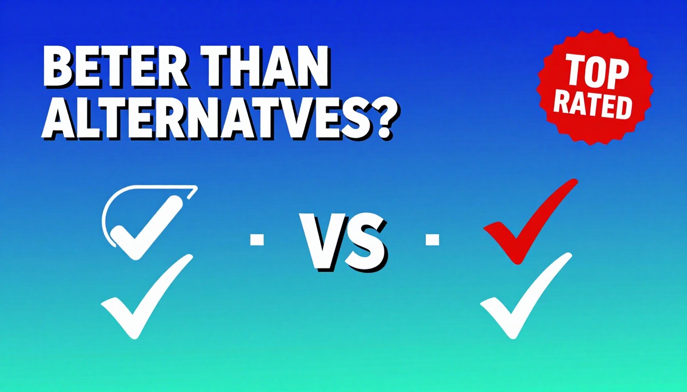 YouTube thumbnail marketing style. Bold text "BETTER THAN ALTERNATIVES?"
Jasper Ai Shared Ac