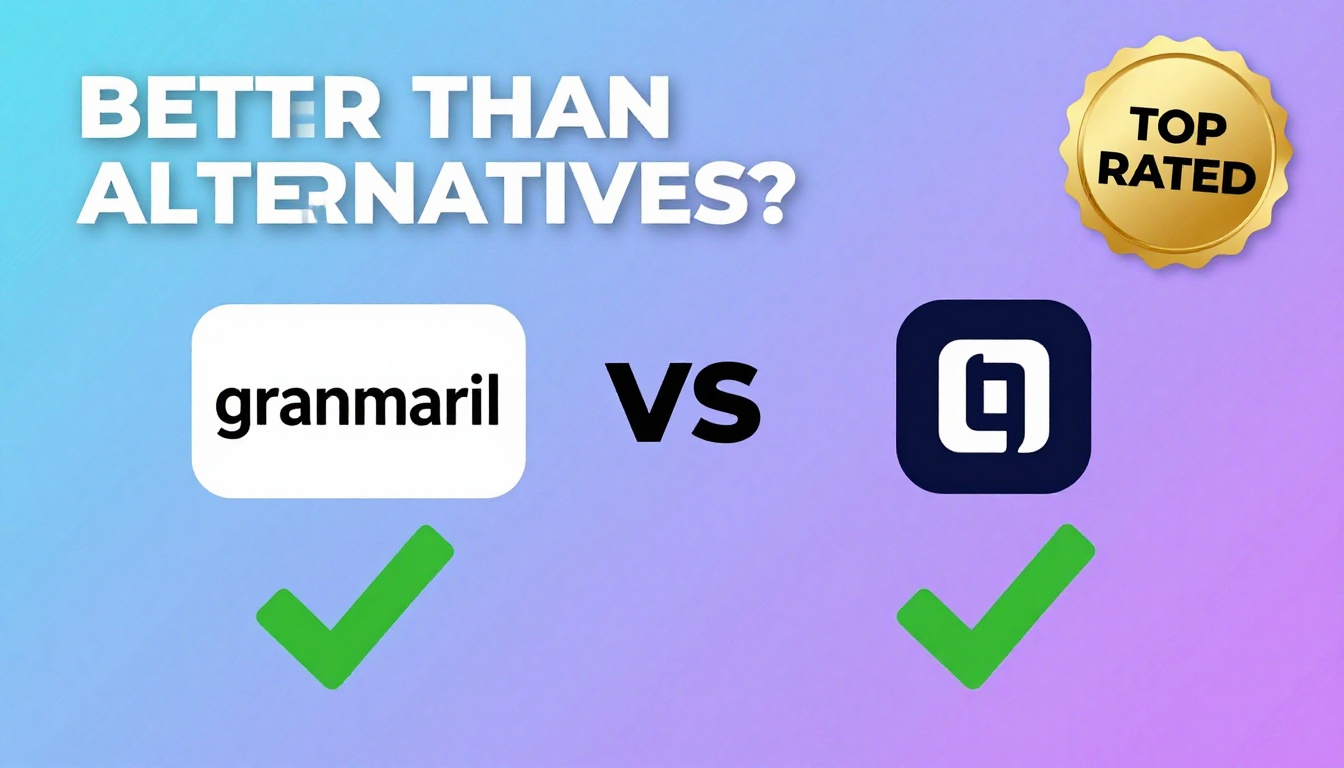 YouTube thumbnail marketing style. Bold text "BETTER THAN ALTERNATIVES?"
Alternative To Gram