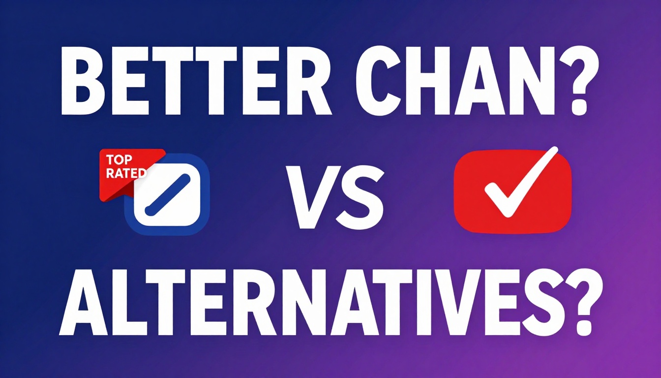 YouTube thumbnail marketing style. Bold text "BETTER THAN ALTERNATIVES?"
Alternative To Moz