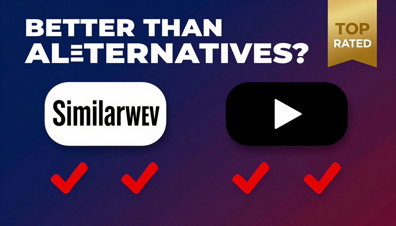 YouTube thumbnail marketing style. Bold text "BETTER THAN ALTERNATIVES?"
Alternative To Simi