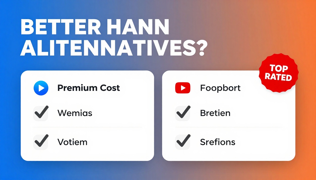 YouTube thumbnail marketing style. Bold text "BETTER THAN ALTERNATIVES?"
Canva Premium Cost