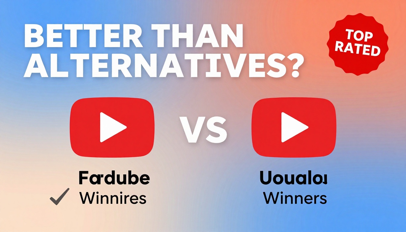 YouTube thumbnail marketing style. Bold text "BETTER THAN ALTERNATIVES?"
Canva Price icon vs
