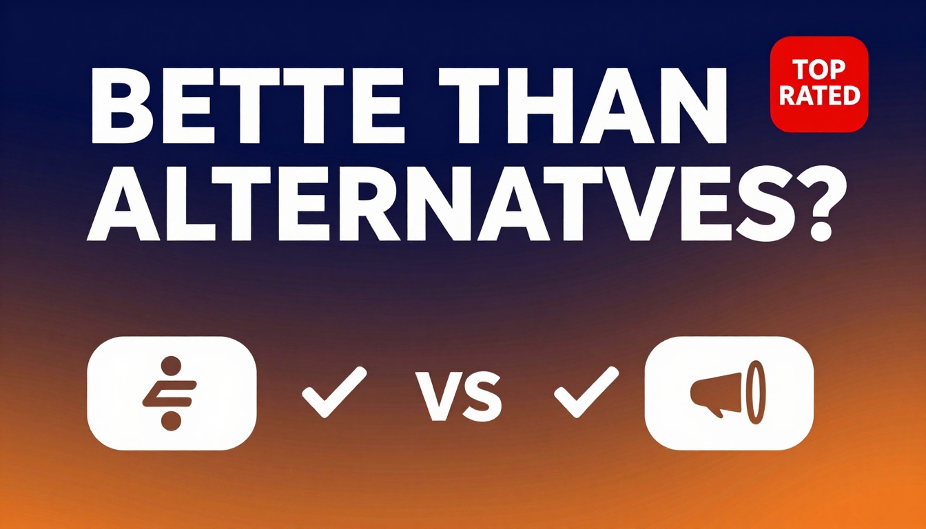 YouTube thumbnail marketing style. Bold text "BETTER THAN ALTERNATIVES?"
Capcut Price icon v