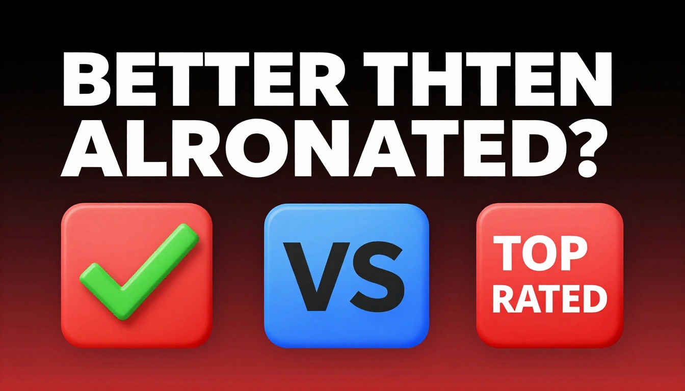YouTube thumbnail marketing style. Bold text "BETTER THAN ALTERNATIVES?"
Capcut Pro Price ic