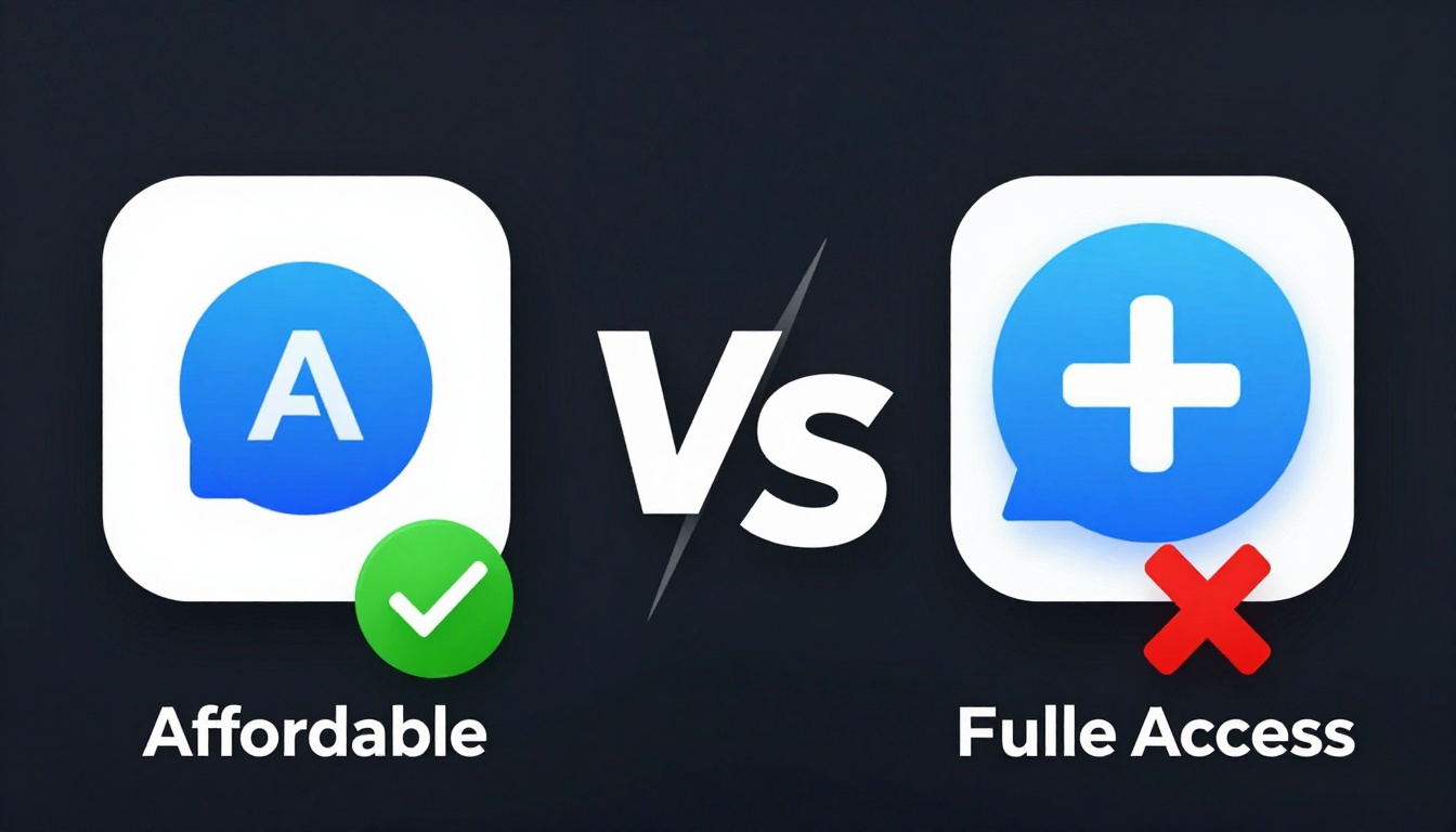 YouTube thumbnail marketing style. "VS" comparison layout.
Group Buy Ahrefs logo/icon on lef