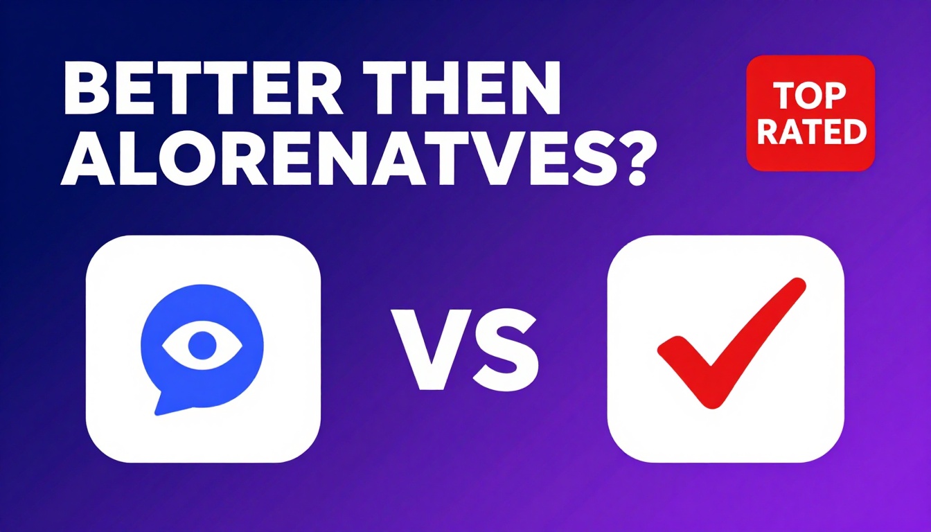 YouTube thumbnail marketing style. Bold text "BETTER THAN ALTERNATIVES?"
Heygen Vs Synthesia