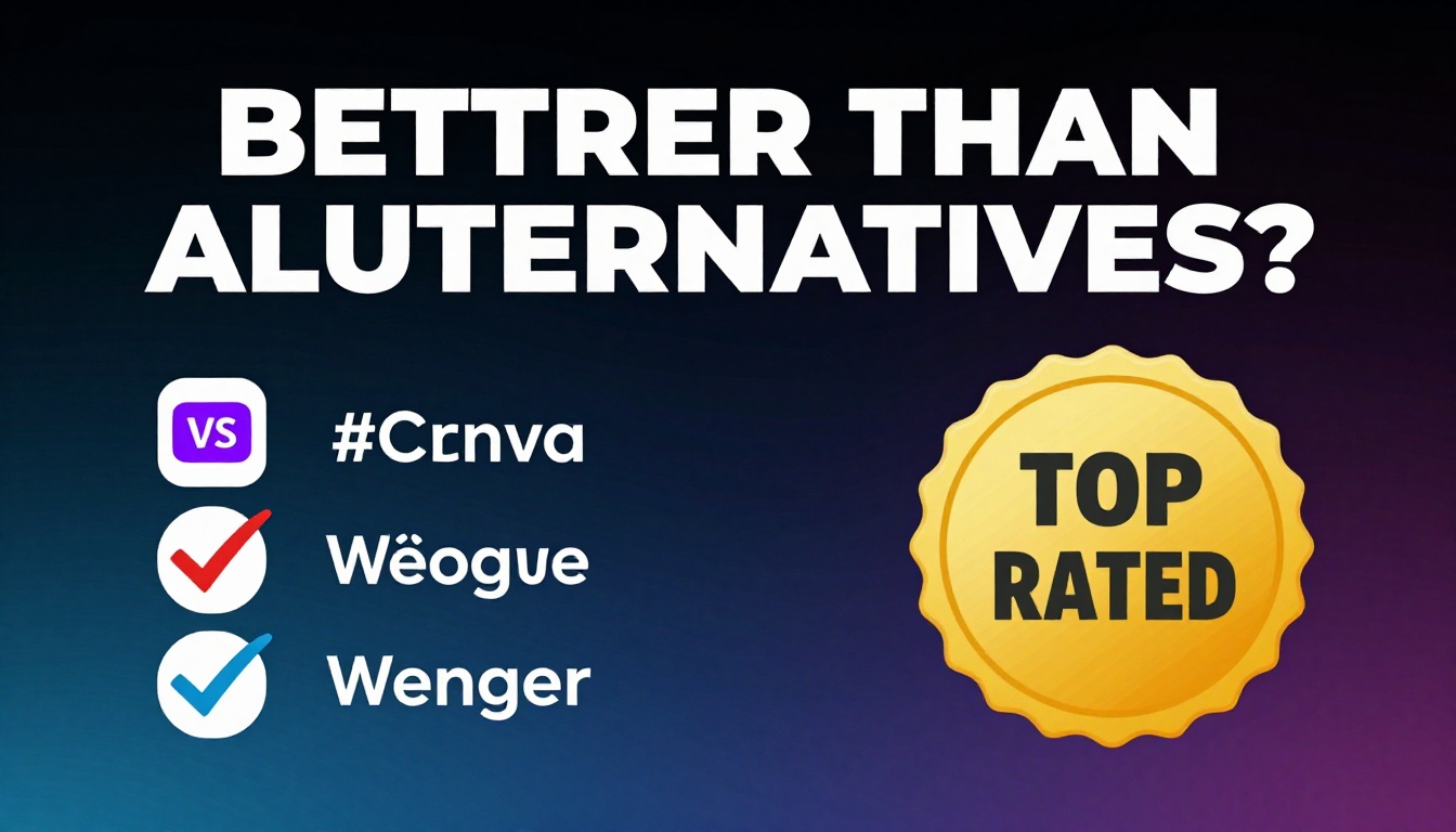 YouTube thumbnail marketing style. Bold text "BETTER THAN ALTERNATIVES?"
How Much Does Canva