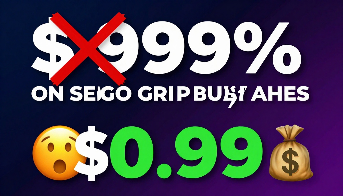 YouTube thumbnail marketing style. Bold white text "SAVE 99% ON SEO GROUP BUY AHREFS".
Spli