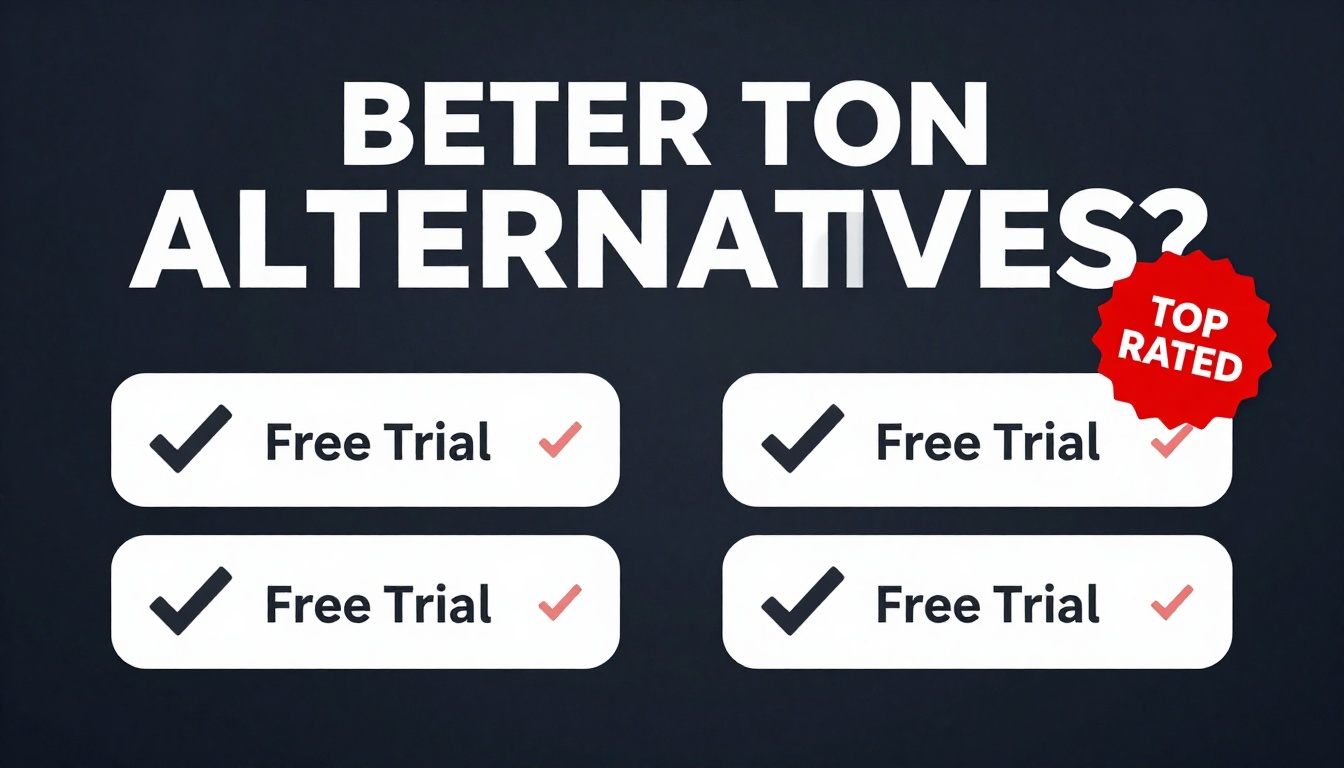 YouTube thumbnail marketing style. Bold text "BETTER THAN ALTERNATIVES?"
Similarweb Free Tri