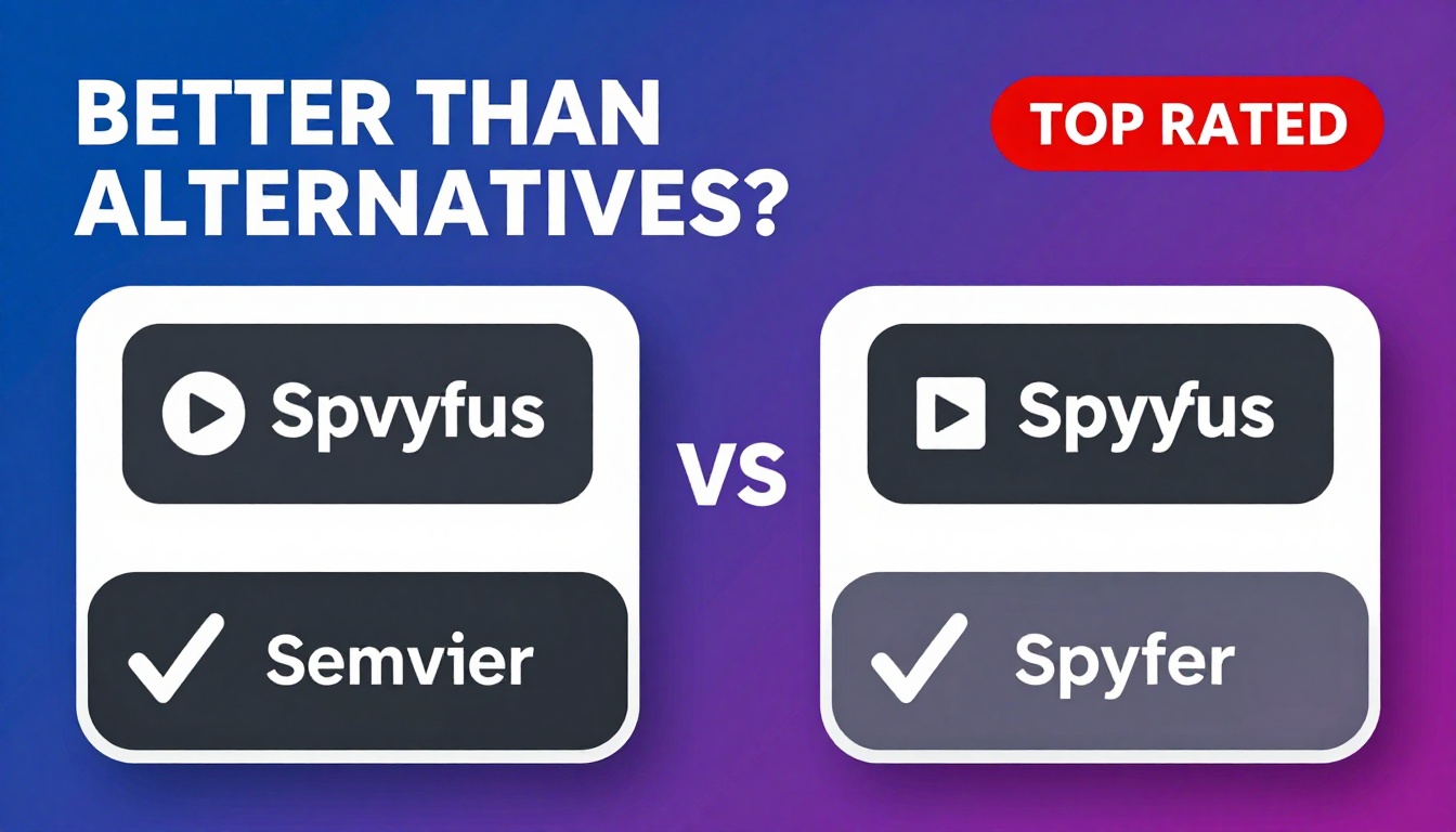 YouTube thumbnail marketing style. Bold text "BETTER THAN ALTERNATIVES?"
Spyfu Vs Ahrefs ico