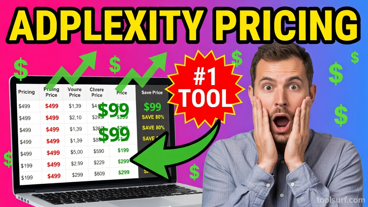 YouTube thumbnail style blog featured image, 16:9 landscape. Large bold yellow blocky text with blac