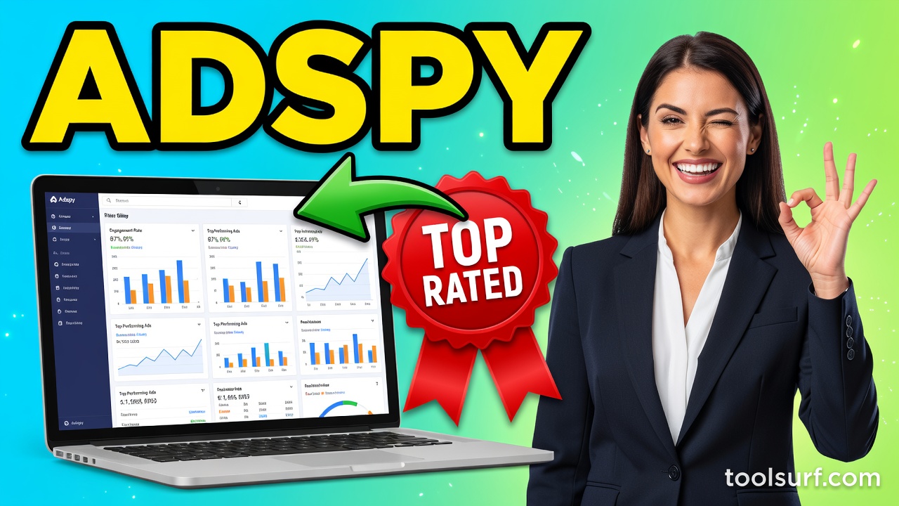 YouTube thumbnail style blog featured image, 16:9 landscape. Large bold yellow blocky text with blac