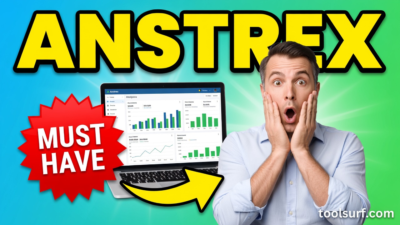 YouTube thumbnail style blog featured image, 16:9 landscape. Large bold yellow blocky text with blac
