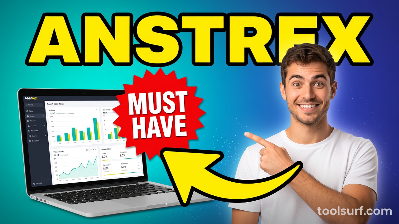 YouTube thumbnail style blog featured image, 16:9 landscape. Large bold yellow blocky text with blac