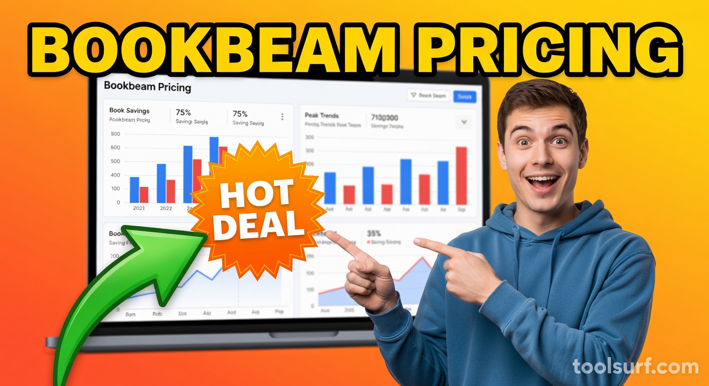 YouTube thumbnail style blog featured image, 16:9 landscape. Large bold yellow blocky text with blac
