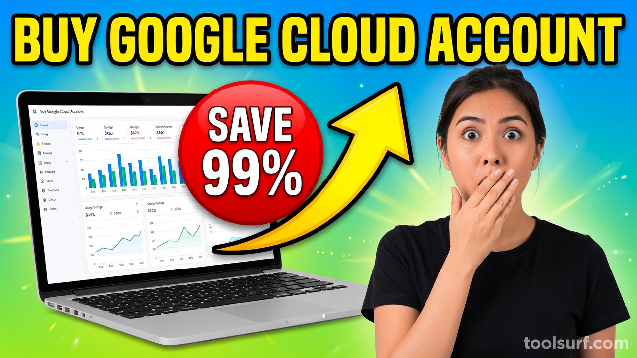 YouTube thumbnail style blog featured image, 16:9 landscape. Large bold yellow blocky text with blac