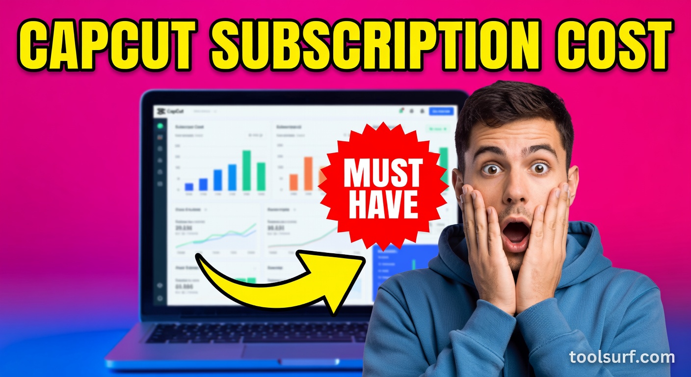 YouTube thumbnail style blog featured image, 16:9 landscape. Large bold yellow blocky text with blac